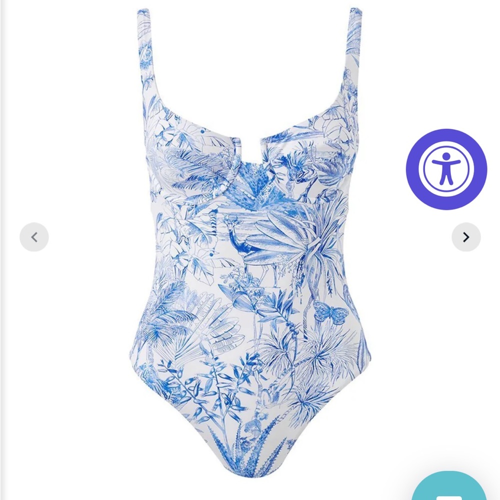 Melissa Odabash Sanremo Tropical Swimsuit one piece